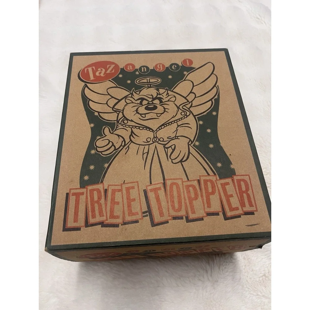 Tasmanian Devil Taz Angel Tree Topper 1994 Warner Bros In Original Box
